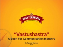 Dr. Raviraj Ahirrao, Founder and Chairman of Vasturaviraj Group (India)