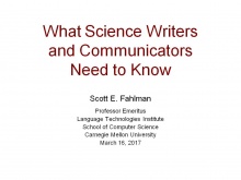 Scott Fahlman, Research Professor at Carnegie Mellon University, also known as the "Father" of the smiley emoticon (USA)