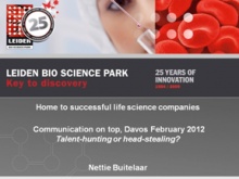 Nettie Buitelaar, CEO at Leiden Bio Science Park