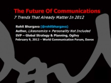 Rohit Bhargava, SVP Global Strategy & Planning at Ogilvy, Adjunct Professor - Global Marketing at Georgetown University