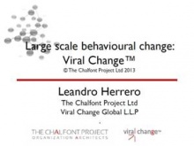 Dr. Leandro Herrero, CEO of The Chalfont Project Ltd. and Managing Partner of Viral Change Global LLP