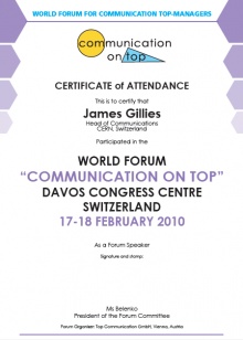 Forum Certificates 2011