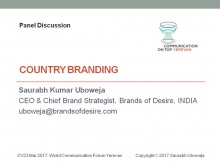 Saurabh Kumar Uboweja, Founder, CEO & Director Brand Strategy at Brands of Desire (India)